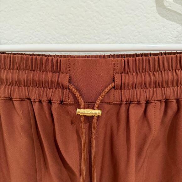 Varley Barket Woven Short Stretch Twill Mocha Biscuit Burnt Orange Extra Small - Picture 7 of 15